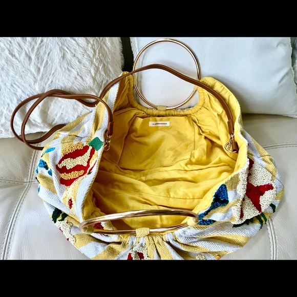 Half Moon Beaded Satchel Bag - Picture 4 of 7